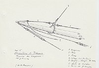 180 Attrezzatura di trabaccolo - manovre del bompresso e del polaccone - da M. Marzari - tav.5